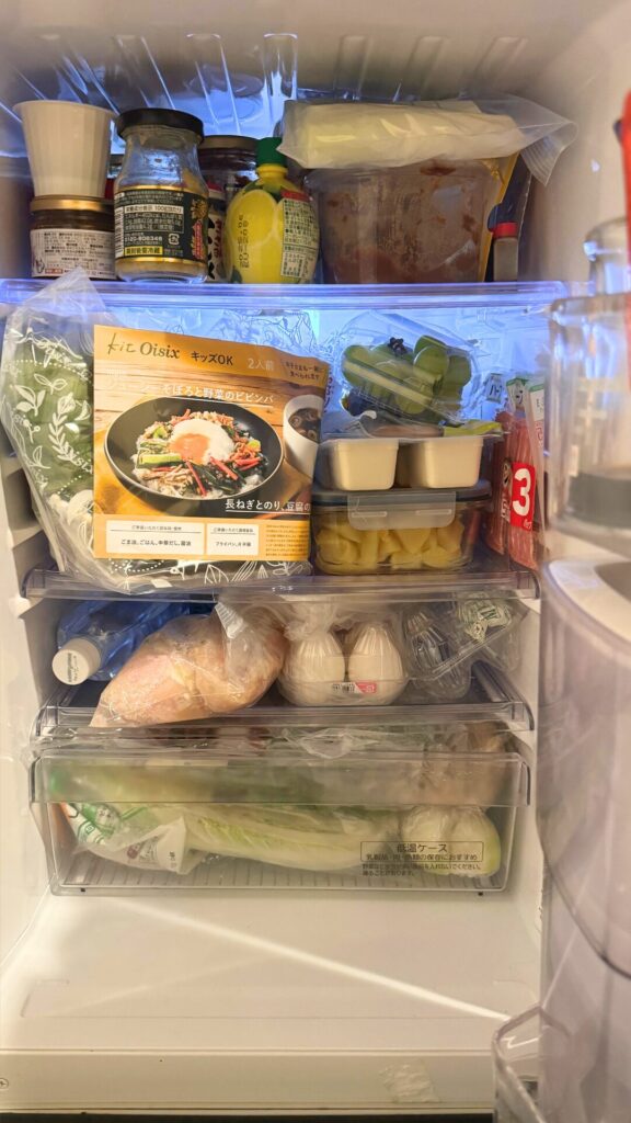 冷蔵庫の中