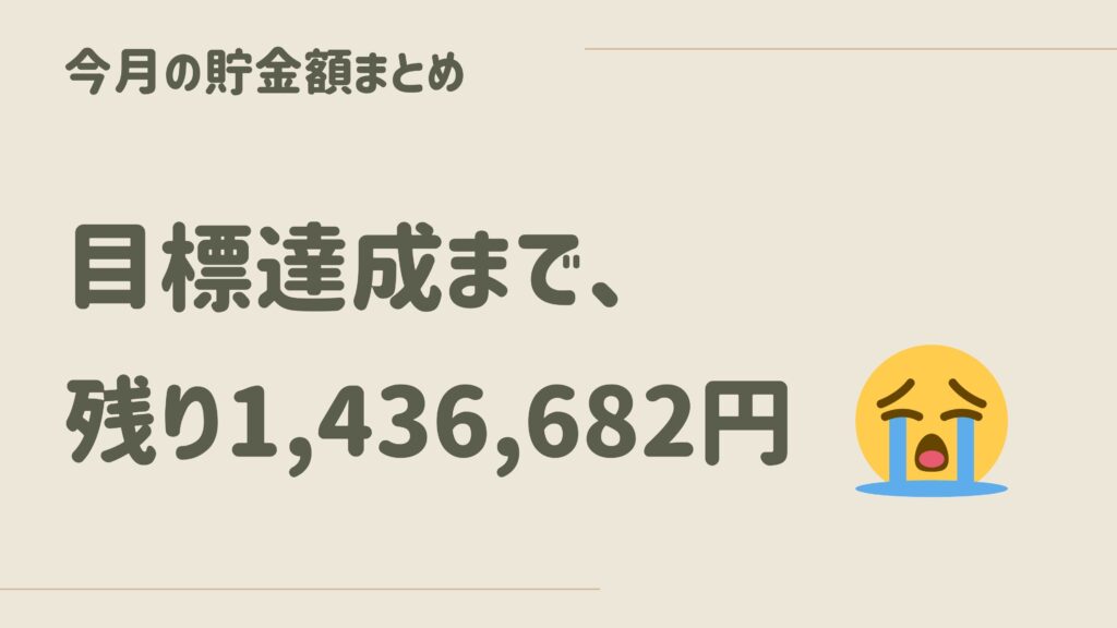 目標達成まで残り